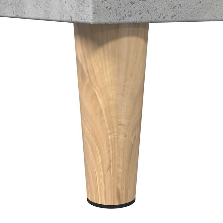 badeværelsesskab 30x30x190 cm konstrueret træ betongrå