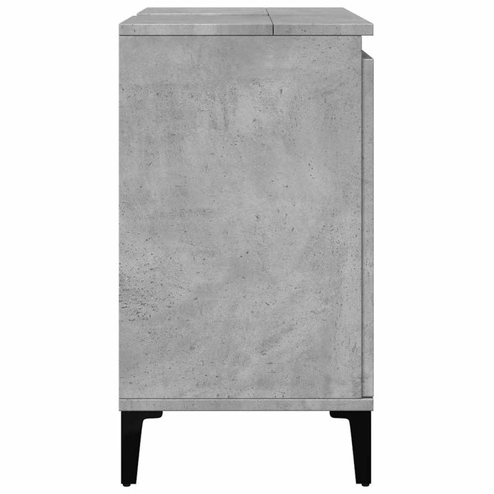underskab til håndvask 58x33x60 cm konstrueret træ betongrå