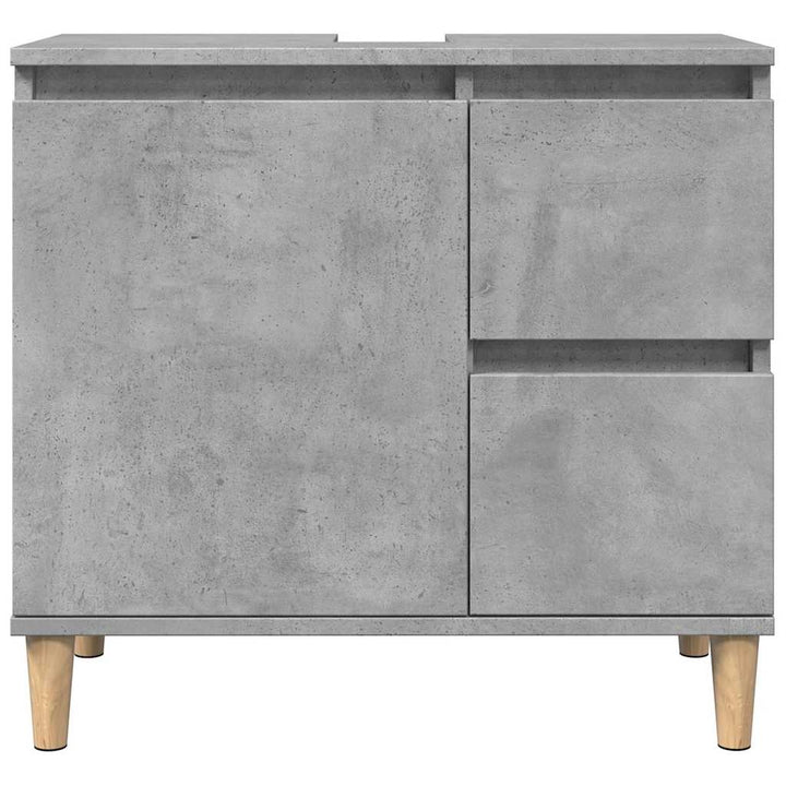 underskab til vask 65x33x60 cm konstrueret træ betongrå