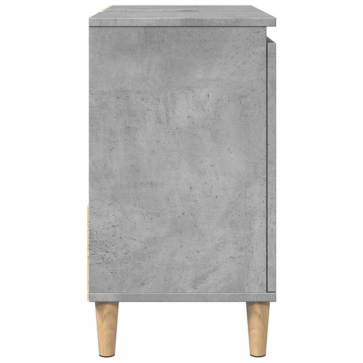 underskab til vask 65x33x60 cm konstrueret træ betongrå