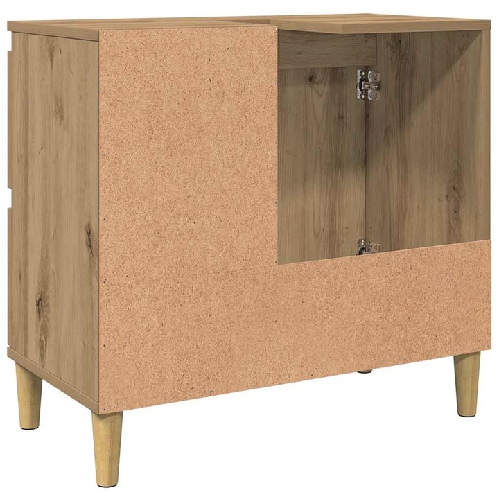 underskab til vask 65x33x60 cm konstrueret træ kunsteg