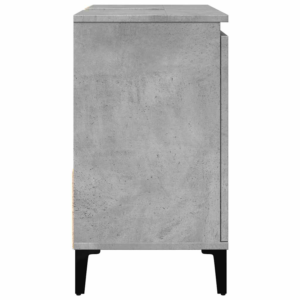 underskab til vask 65x33x60 cm konstrueret træ betongrå