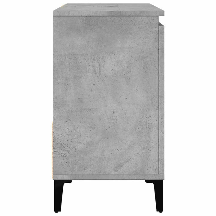 underskab til vask 65x33x60 cm konstrueret træ betongrå