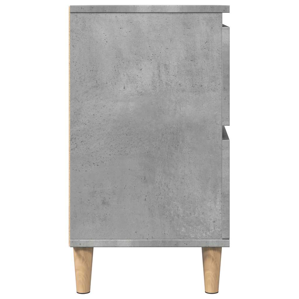 underskab til håndvask 80x33x60 cm konstrueret træ betongrå