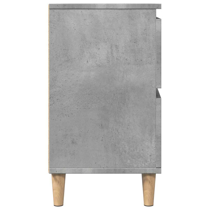 underskab til håndvask 80x33x60 cm konstrueret træ betongrå