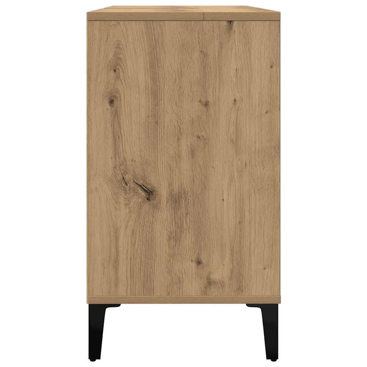underskab til håndvask 80x33x60 cm konstrueret træ kunsteg