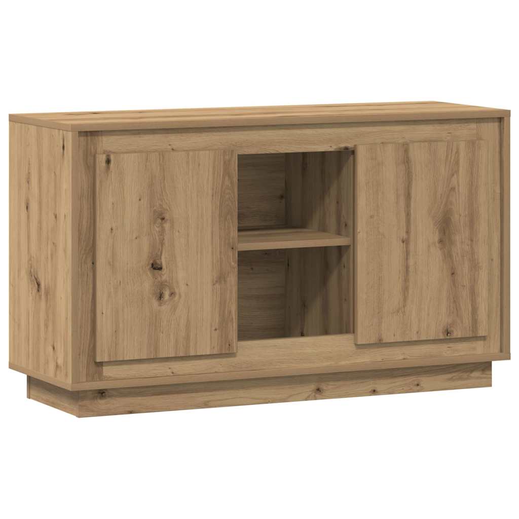 skænk 102x35x60 cm konstrueret træ kunsteg