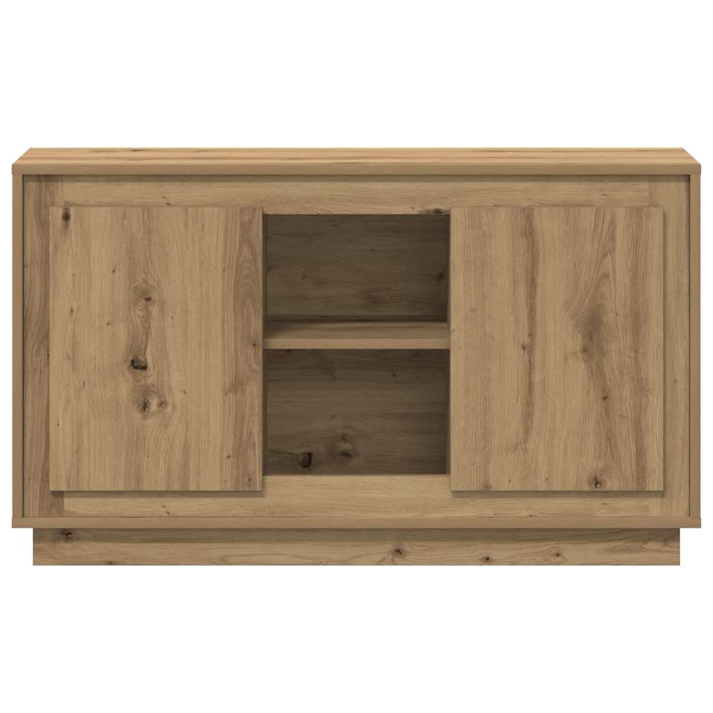skænk 102x35x60 cm konstrueret træ kunsteg