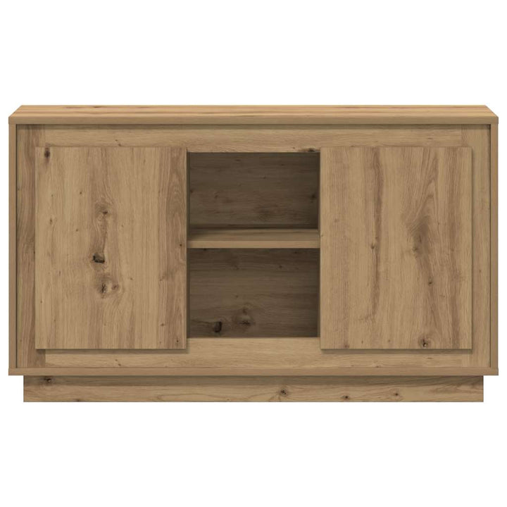 skænk 102x35x60 cm konstrueret træ kunsteg
