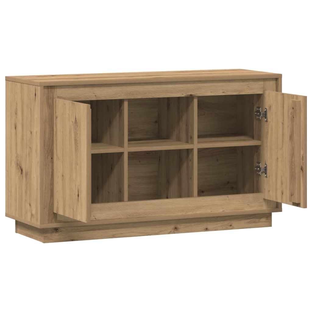 skænk 102x35x60 cm konstrueret træ kunsteg