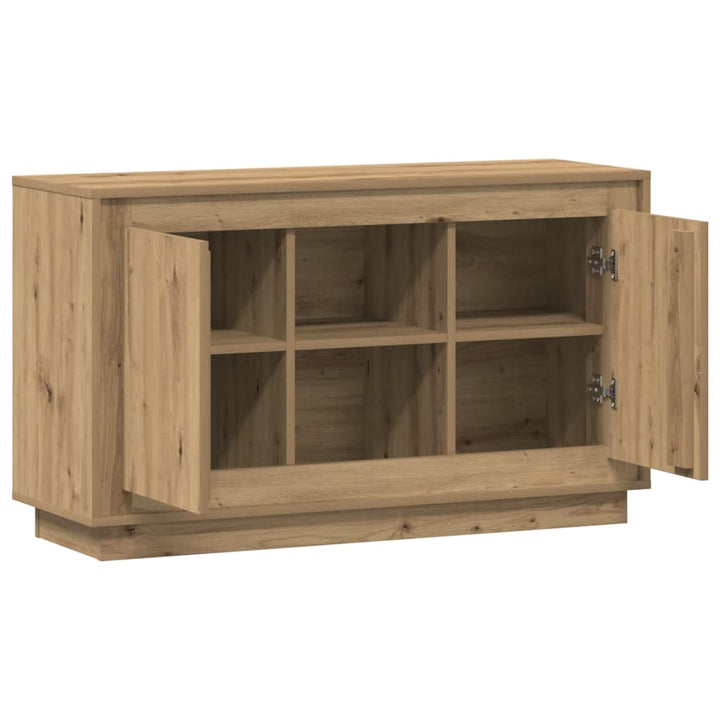skænk 102x35x60 cm konstrueret træ kunsteg