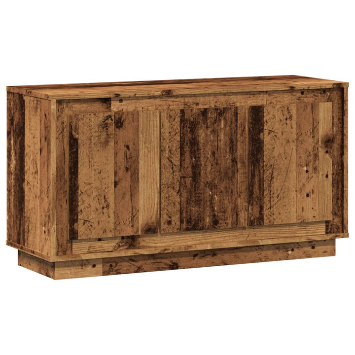 skænk 102x35x55 cm konstrueret træ antikt trælook