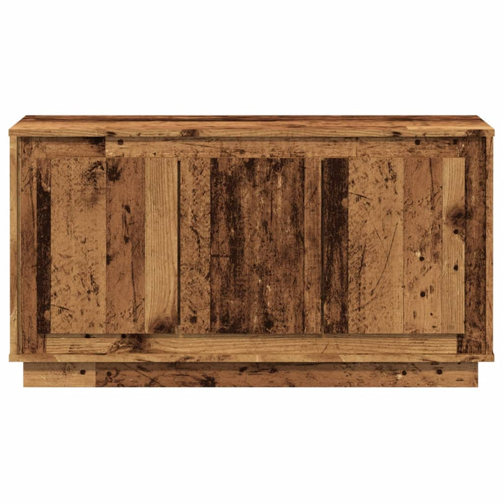 skænk 102x35x55 cm konstrueret træ antikt trælook