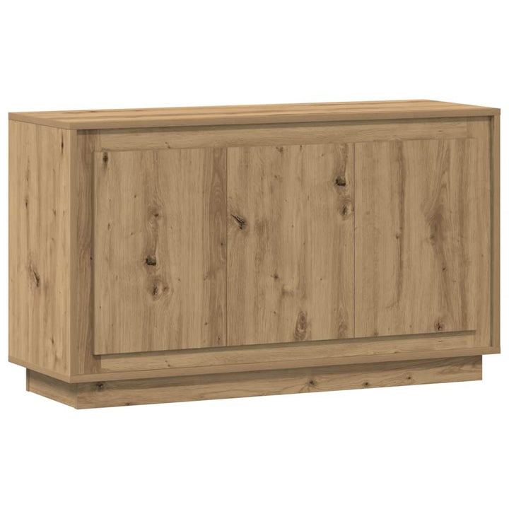 skænk håndlavet eg 102x35x55 cm konstrueret træ
