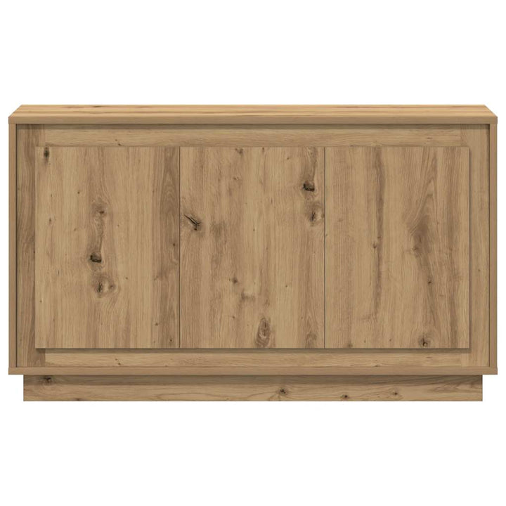 skænk håndlavet eg 102x35x55 cm konstrueret træ