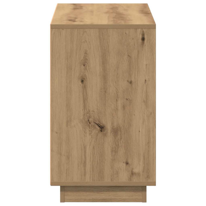 skænk håndlavet eg 102x35x55 cm konstrueret træ