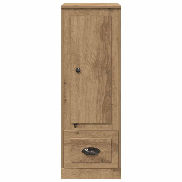 skænk 36x35,5x103,5 cm konstrueret træ egetræsfarve