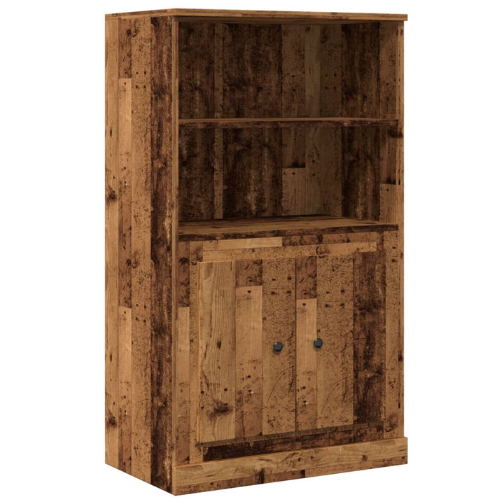 skænk 60x35,5x103,5 cm konstrueret træ gammelt træ-look