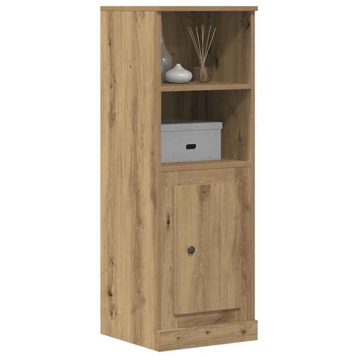 skænk 36x35,5x103,5 cm konstrueret træ egetræsfarve