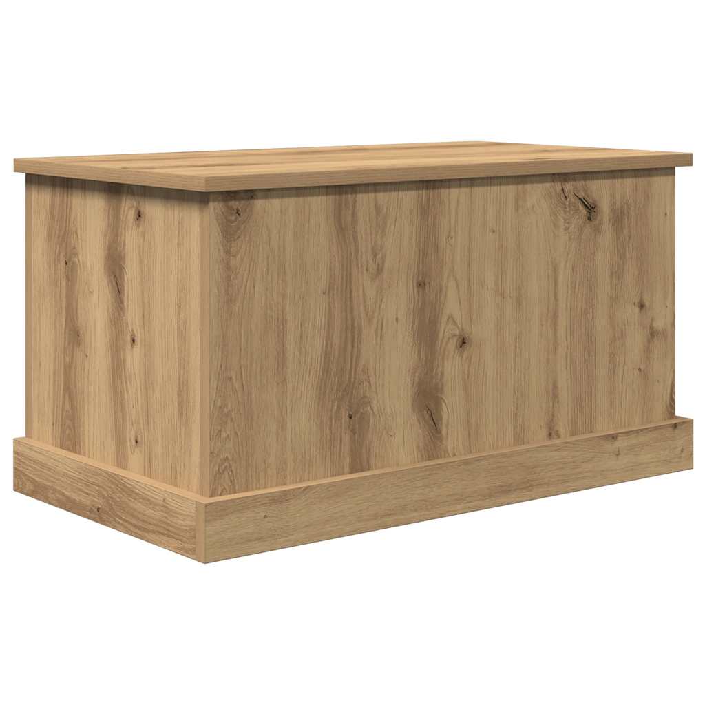opbevaringskasse 70x40x38 cm konstrueret træ kunsteg