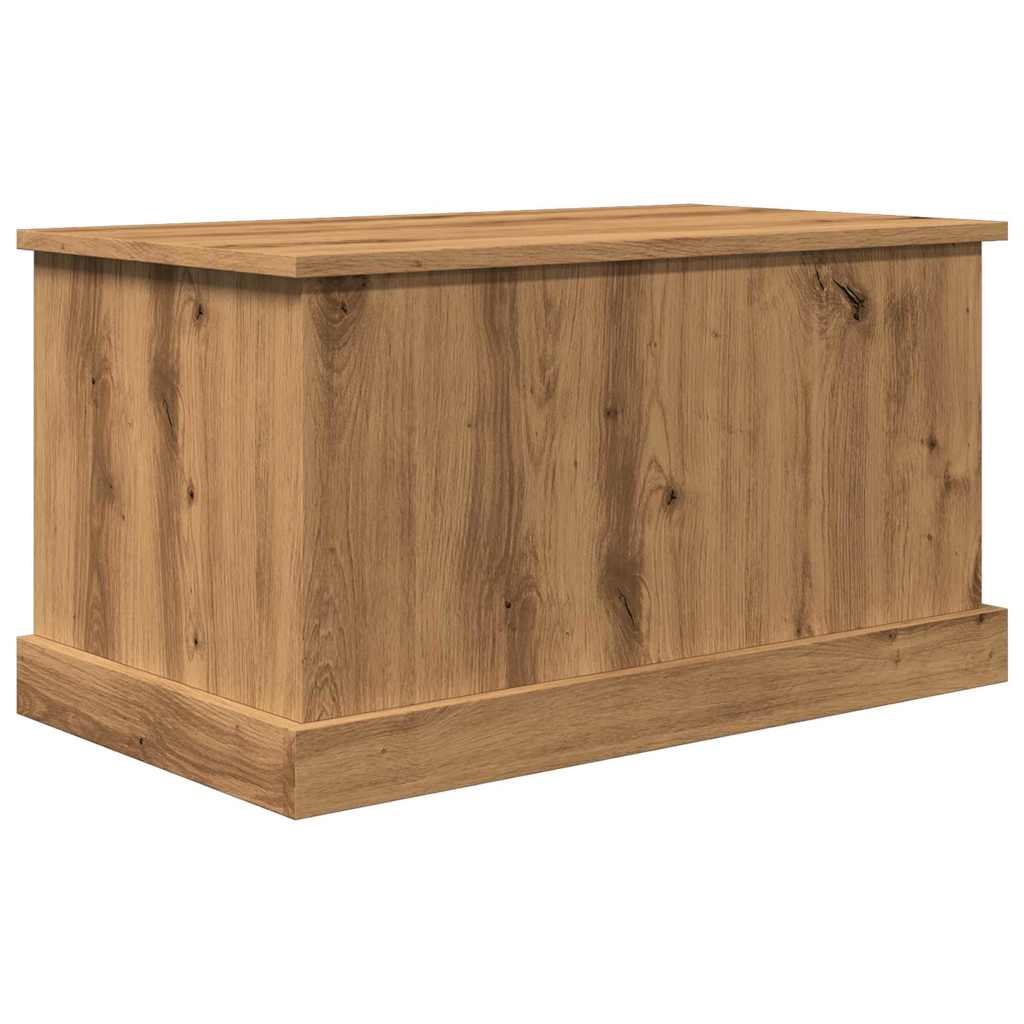opbevaringskasse 70x40x38 cm konstrueret træ kunsteg