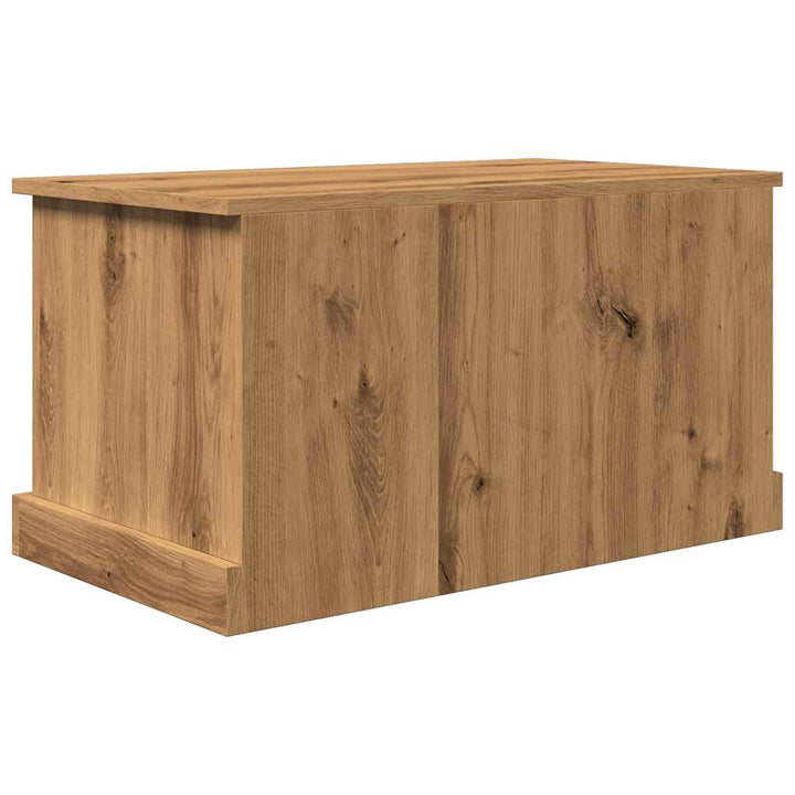 opbevaringskasse 70x40x38 cm konstrueret træ kunsteg