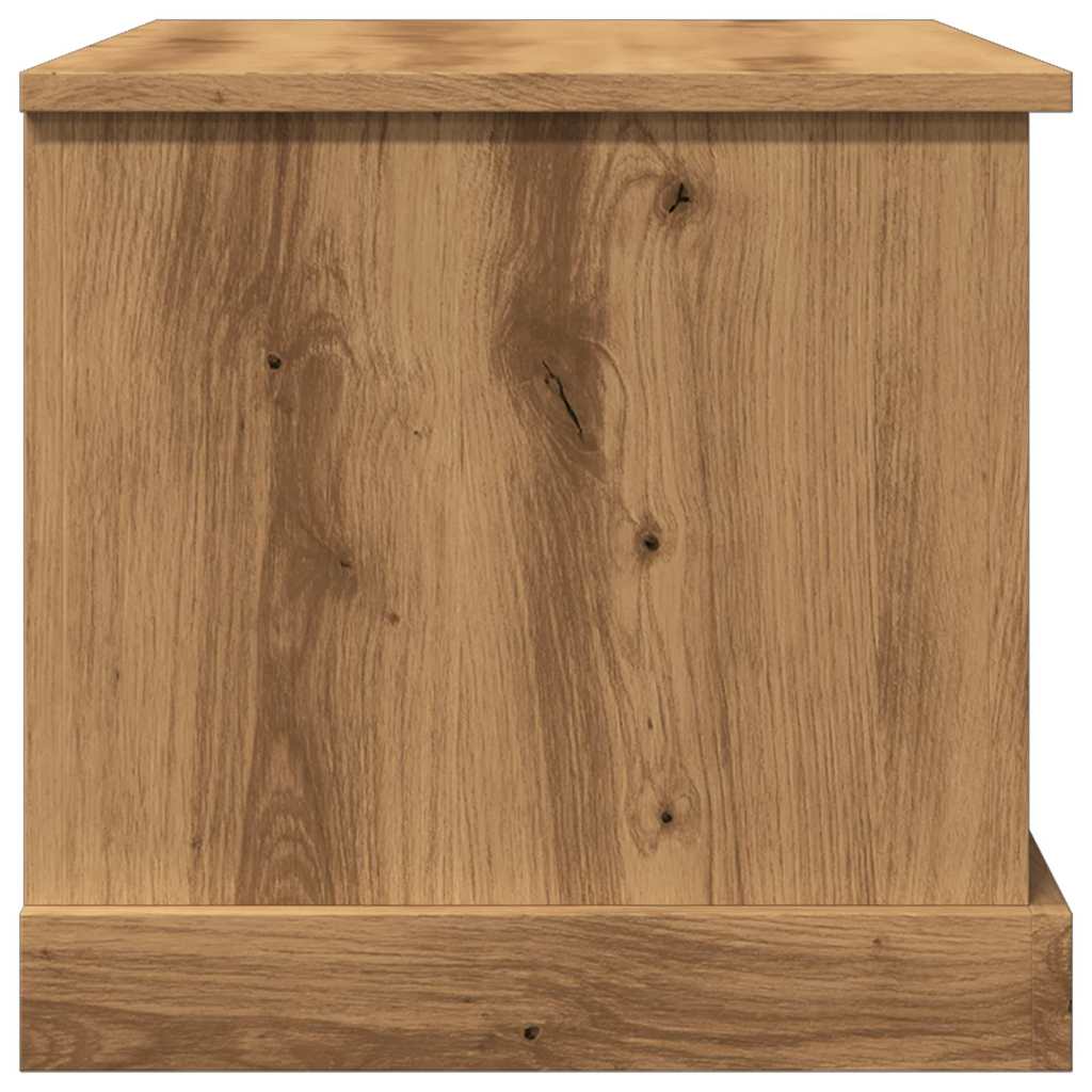 opbevaringskasse 70x40x38 cm konstrueret træ kunsteg