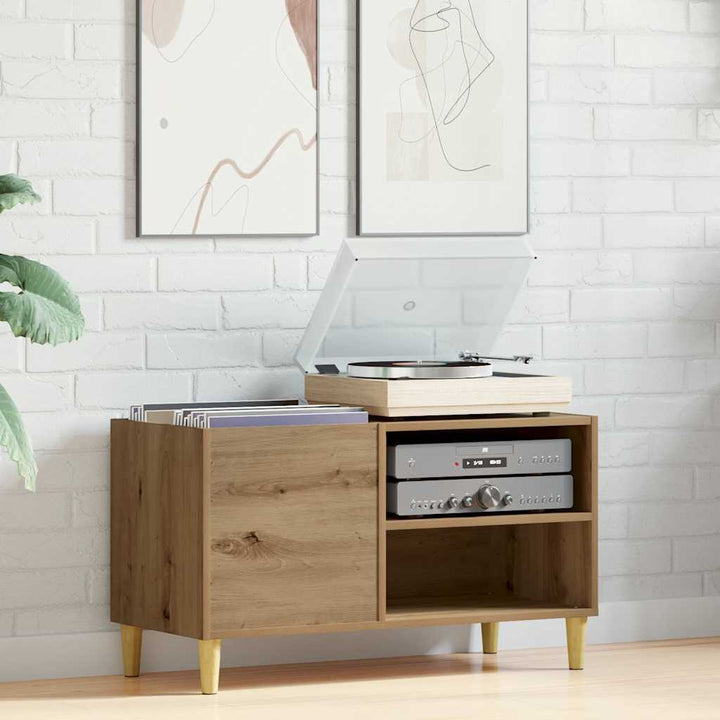 vinylskab 84,5x38x48 cm konstrueret træ kunsteg