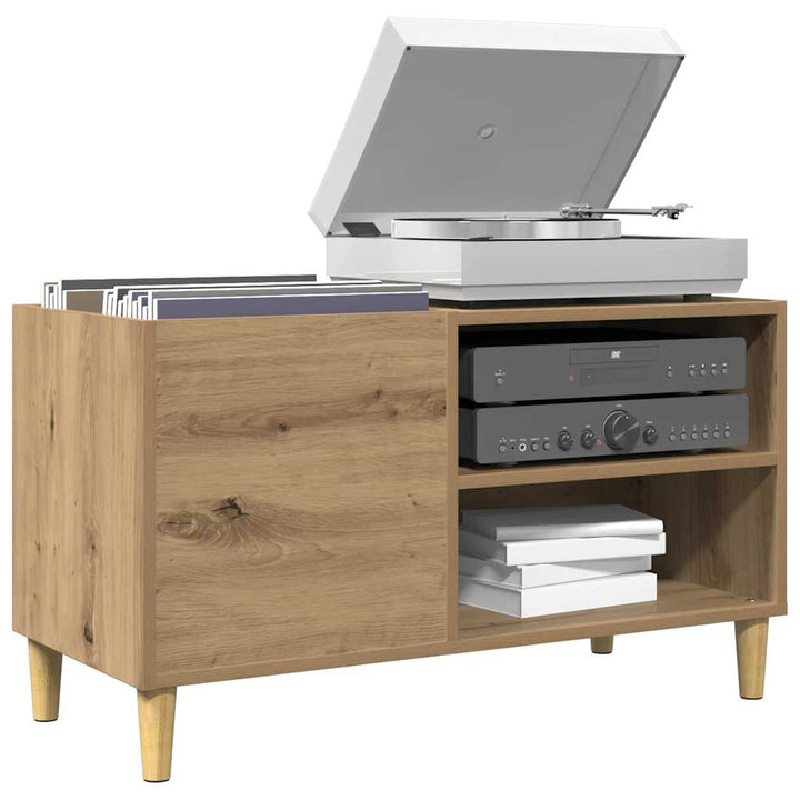 vinylskab 84,5x38x48 cm konstrueret træ kunsteg