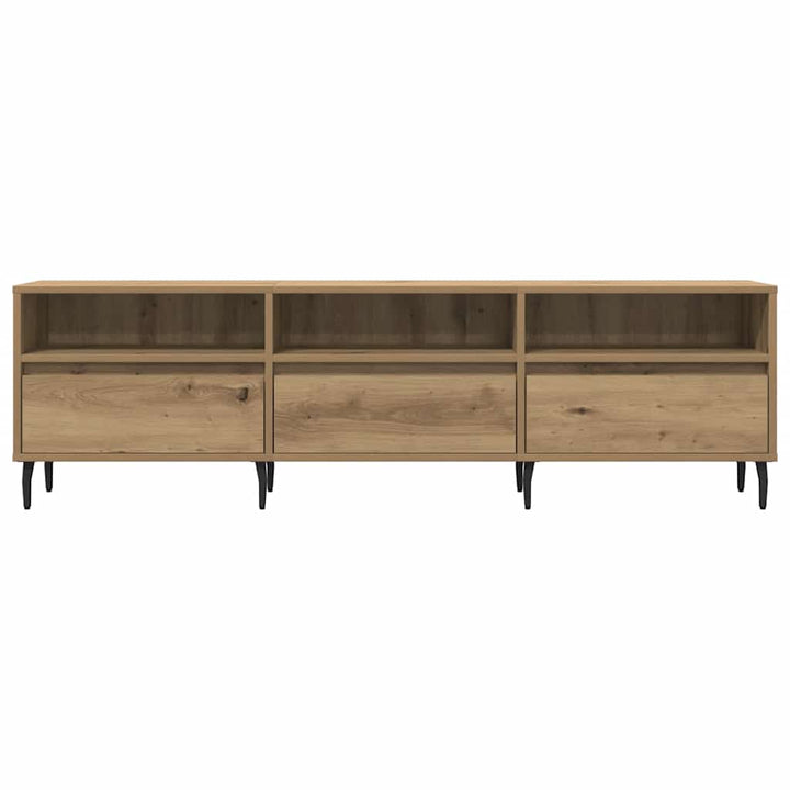tv-bord 150x30x44,5 cm konstrueret træ kunsteg