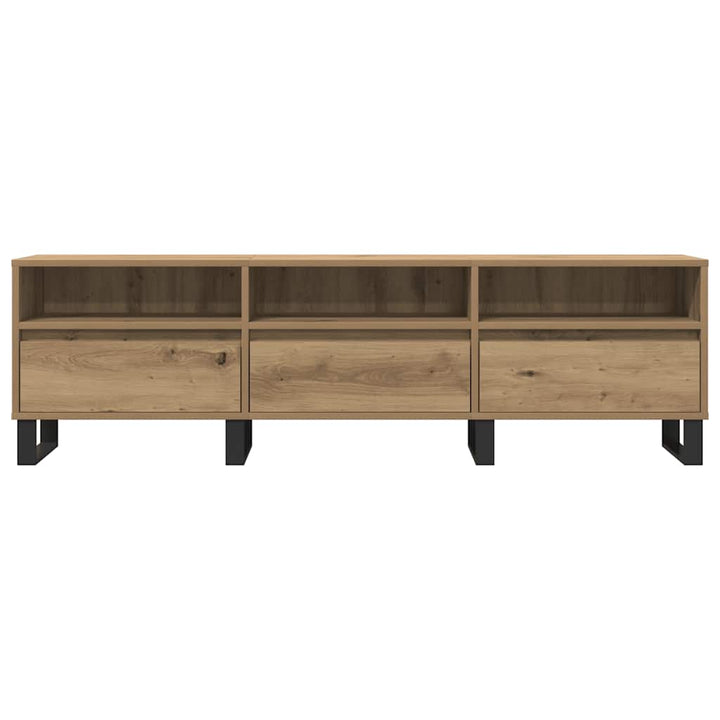 tv-bord 150x30x44,5 cm konstrueret træ kunsteg