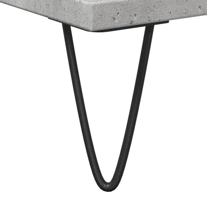 badeværelsesskab 30x30x190 cm konstrueret træ betongrå