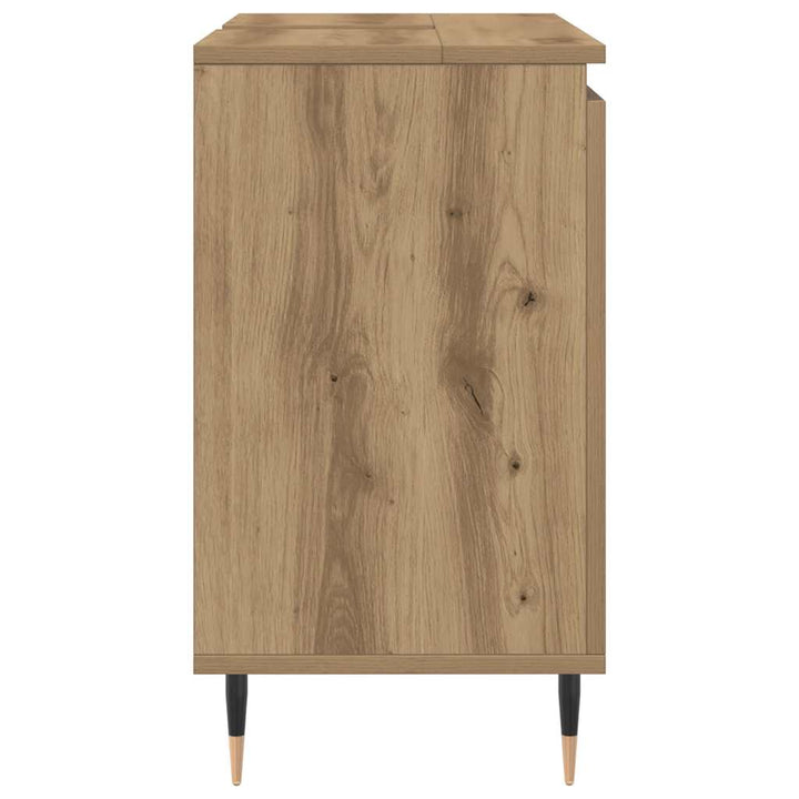badeværelsesskab 58x33x60 cm konstrueret træ kunsteg