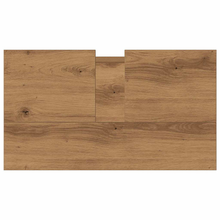 badeværelsesskab 58x33x60 cm konstrueret træ kunsteg