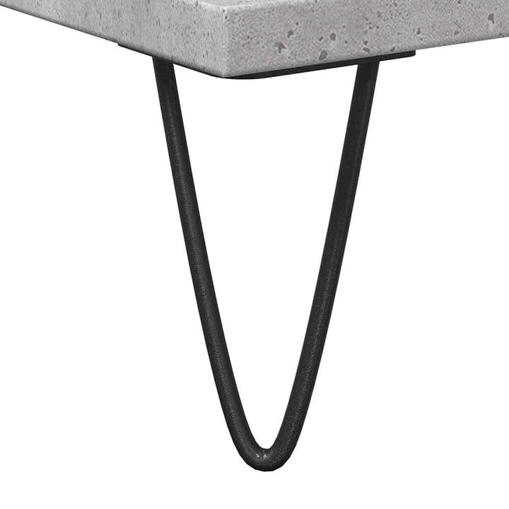 badeværelsesskab 58x33x60 cm konstrueret træ betongrå