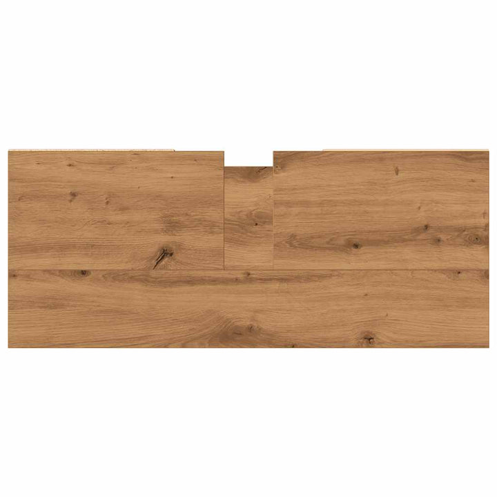 badeværelsesskab 80x33x60 cm konstrueret træ kunsteg