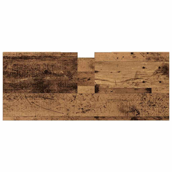 underskab til badeværelse 80x33x60cm konstrueret træ antikt træ