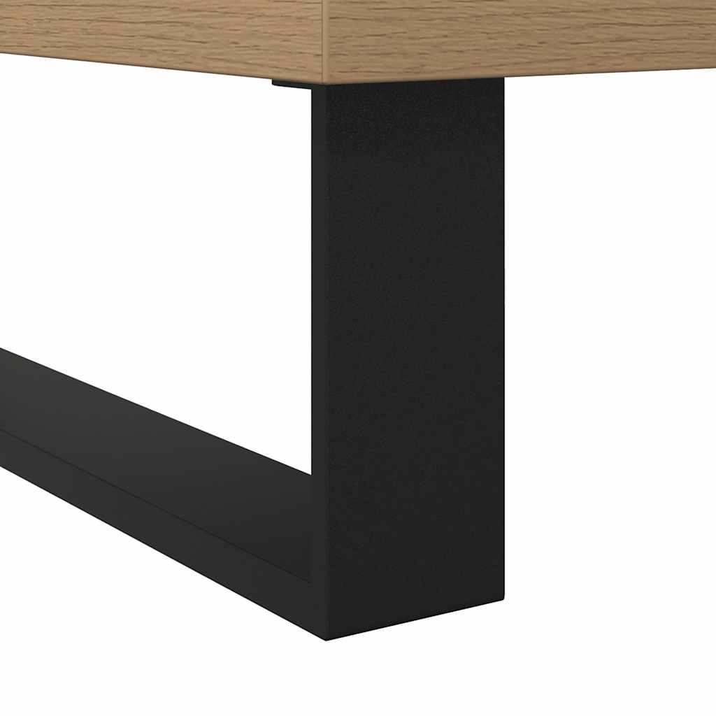 underskab til badeværelse 80x33x60 cm konstrueret træ kunsteg