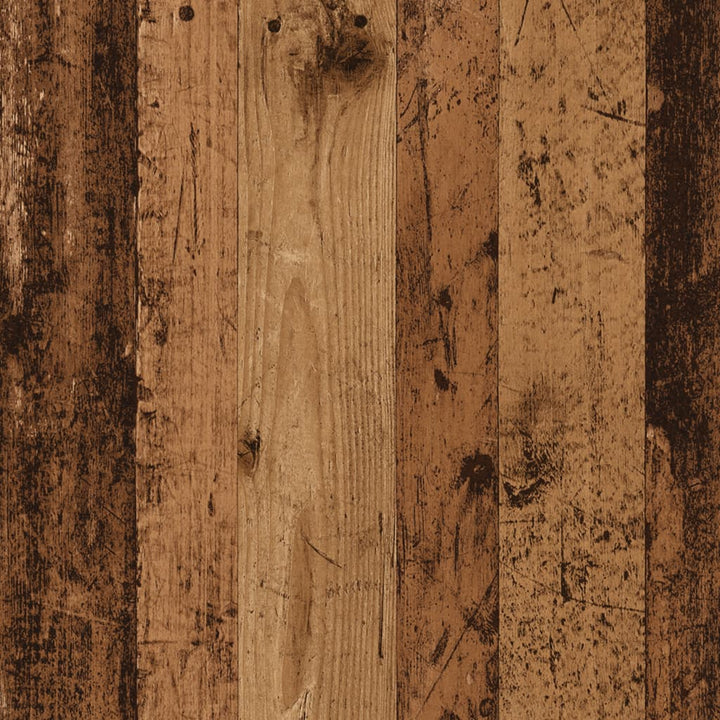 sengeborde 2 stk. 34x35,5x70 cm konstrueret træ antikt trælook
