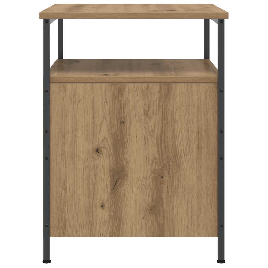 sengebord 44x45x60 cm konstrueret træ kunsteg