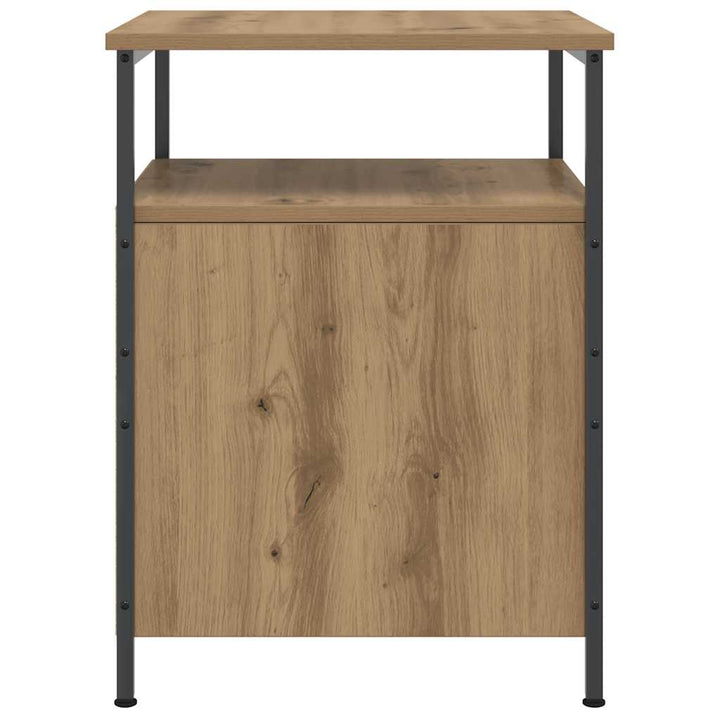 sengebord 44x45x60 cm konstrueret træ kunsteg