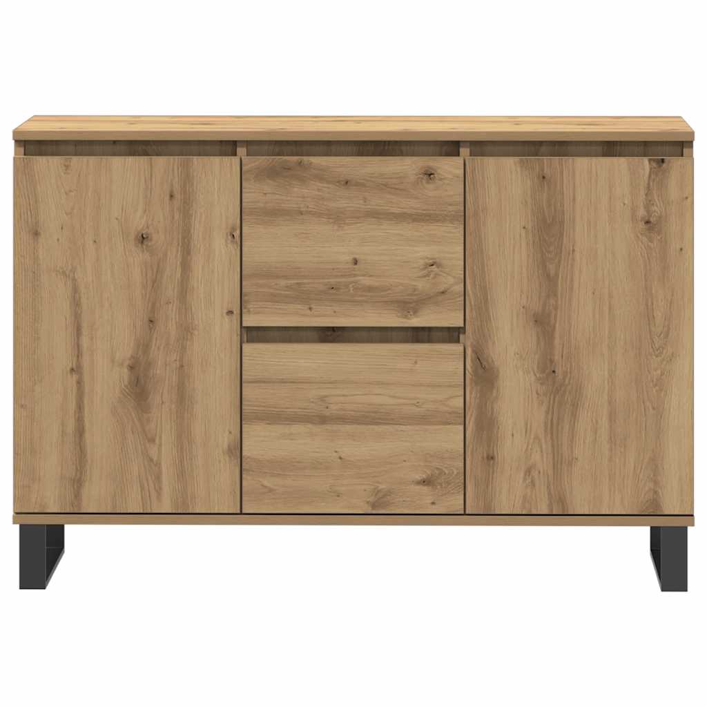 skænk 101,5x35x70 cm konstrueret træ kunsteg