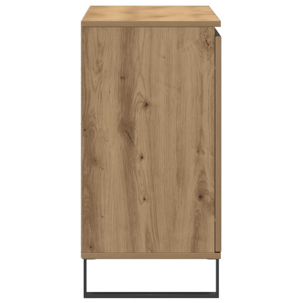 skænk 101,5x35x70 cm konstrueret træ kunsteg