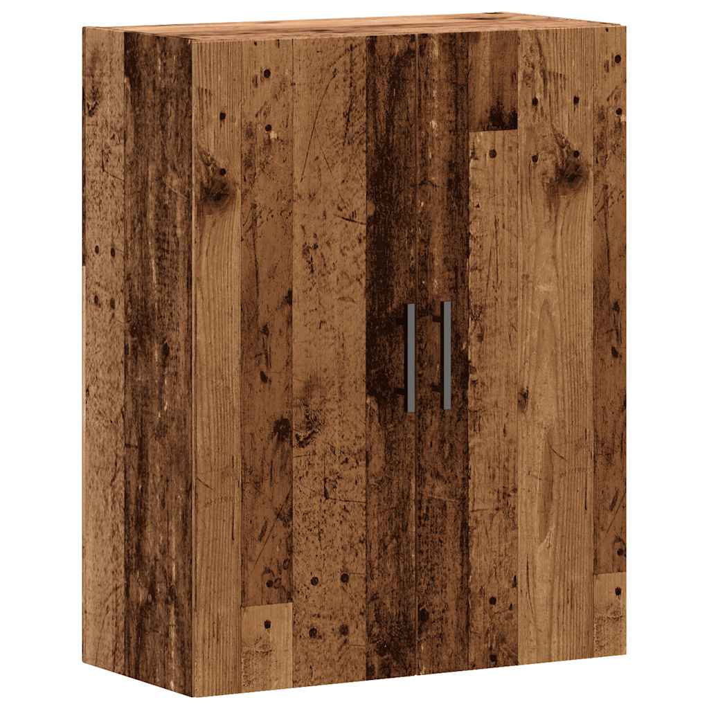 vægskab 69,5x34x90 cm gammelt trælook