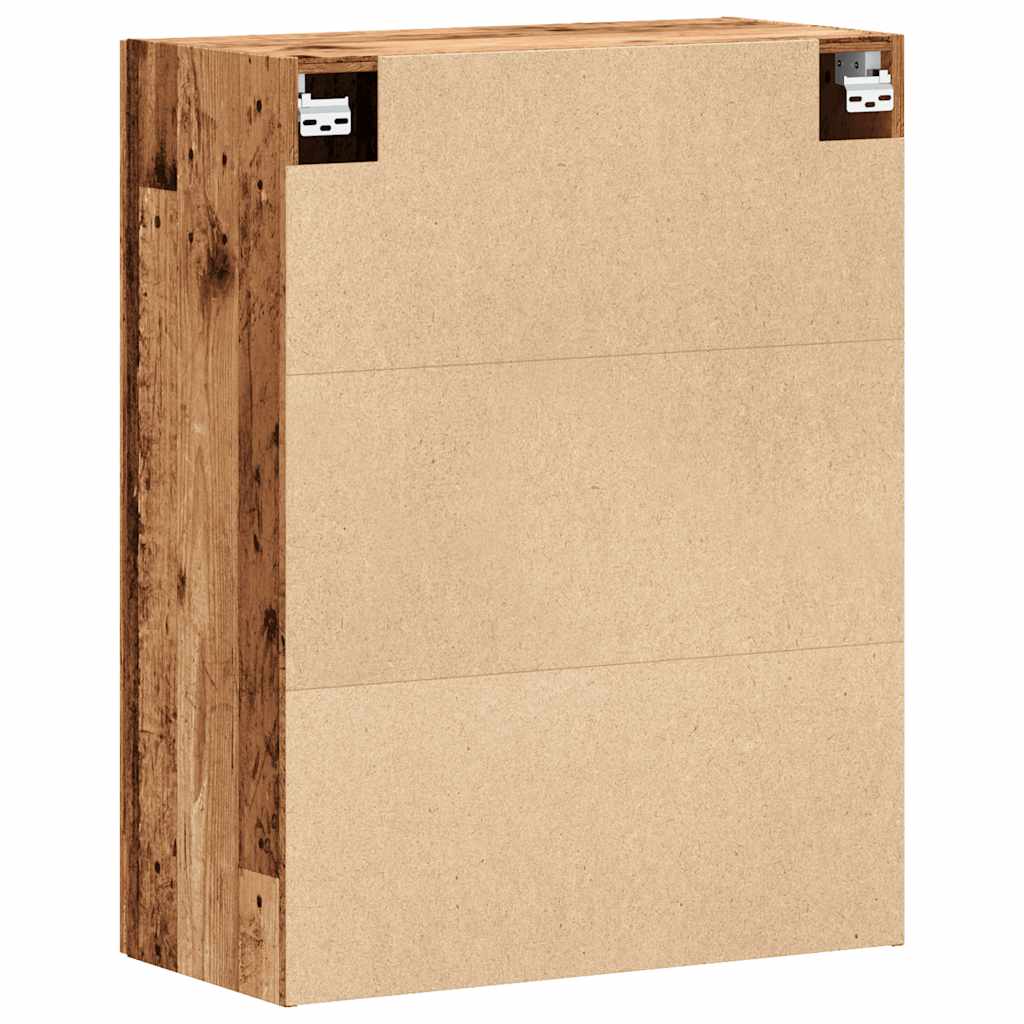 vægskab 69,5x34x90 cm gammelt trælook