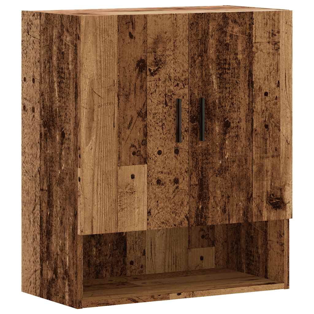 vægskab 60x31x70 cm konstrueret træ gammelt træ