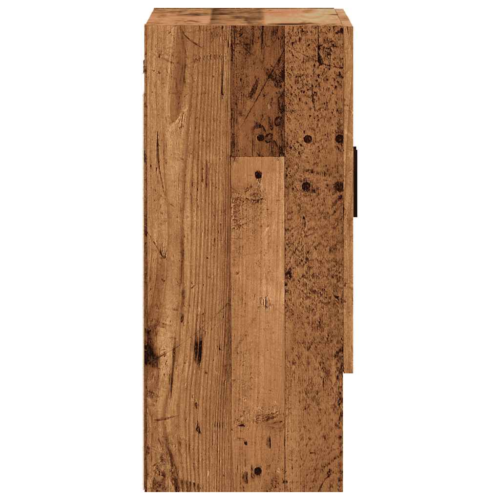 vægskab 60x31x70 cm konstrueret træ gammelt træ