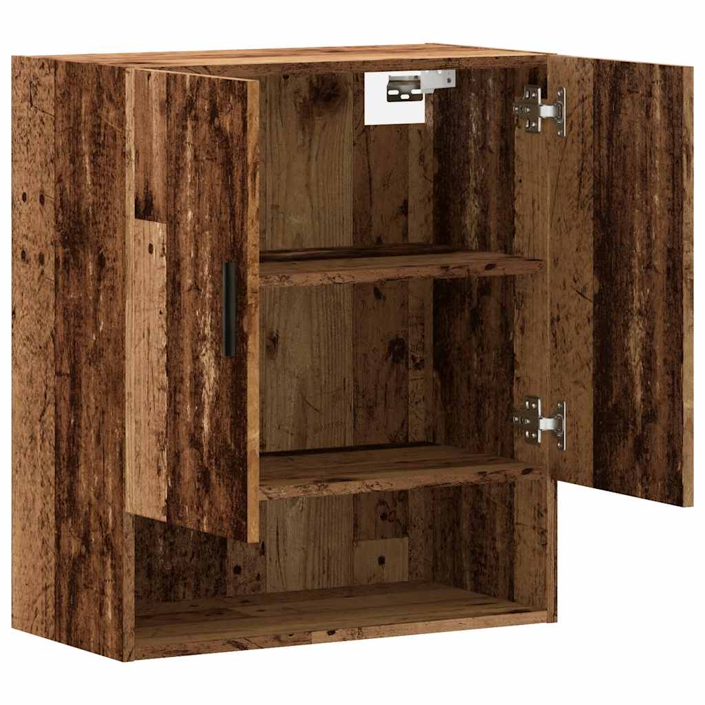 vægskab 60x31x70 cm konstrueret træ gammelt træ