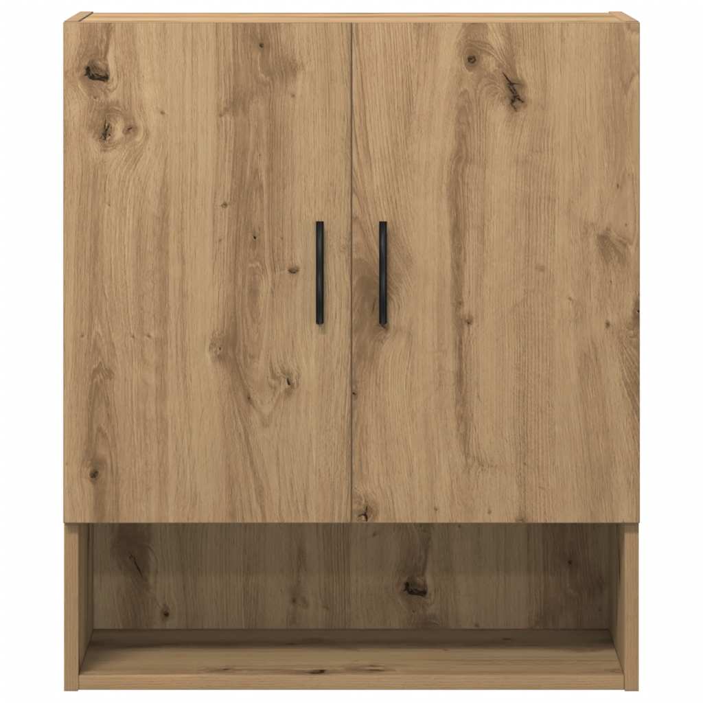 vægskab 60x31x70 cm konstrueret træ artisan egetræsfarve