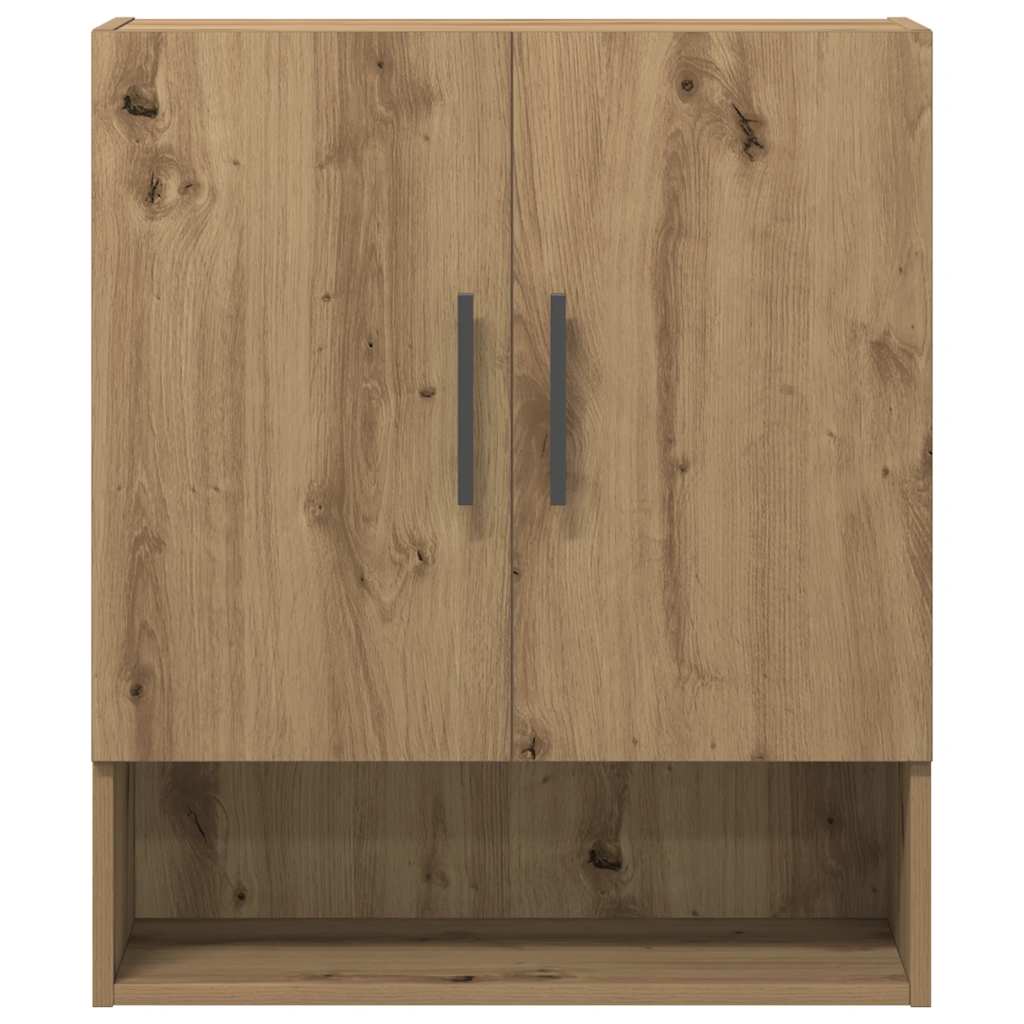 vægskab 60x31x70 cm konstrueret træ artisan egetræsfarve